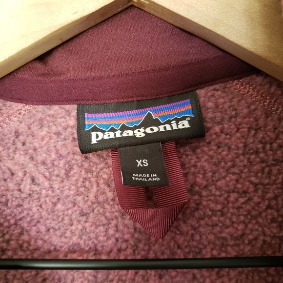 Patagonia Pink Better Sweater Quarter-Zip Size XS Quarter Zip Fleece Pullover - Picture 3 of 5